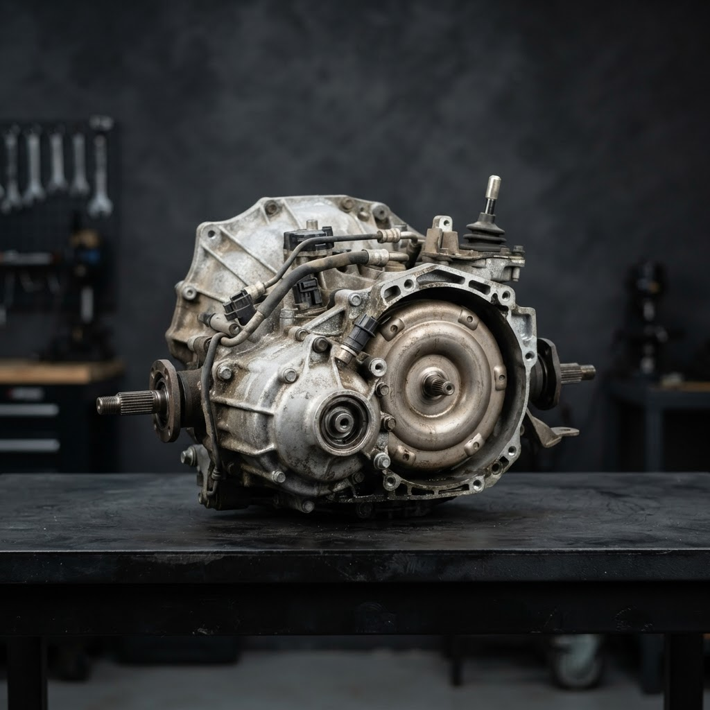 Used CVT transmission with steel pulleys